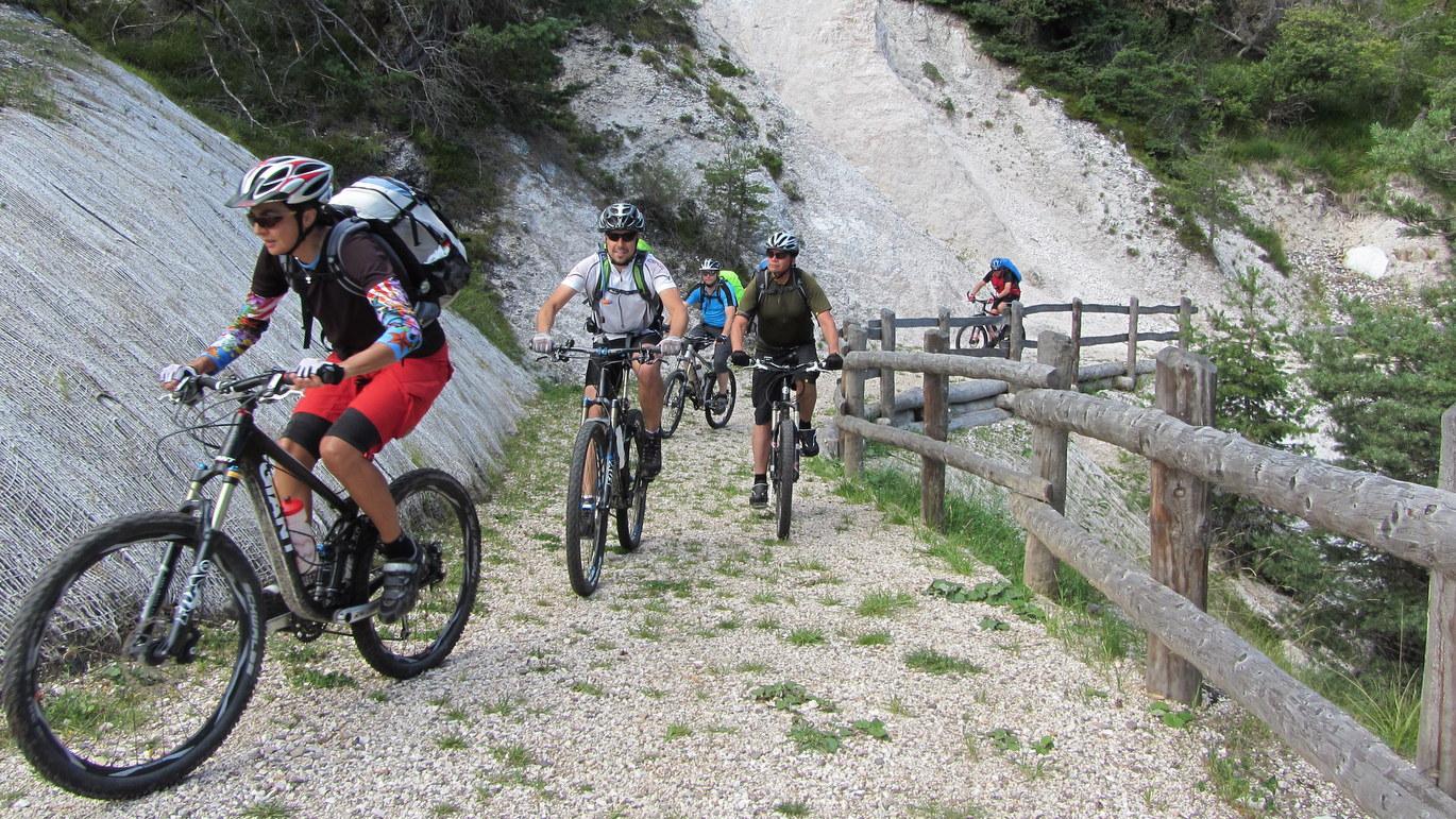 5. Etappe: Der Rankipino-Biketrail führt vom Gampenpass ins Val di Non und ist ein besonders gelungenes Beispiel für einen naturnahen Mountainbiketrail